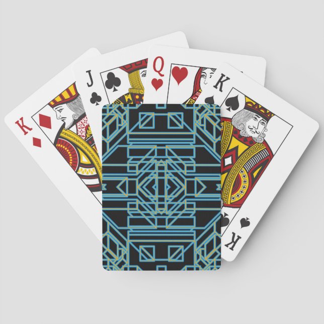 Neon Eon 5 Spielkarten (Rückseite)
