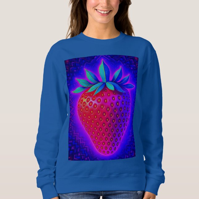 NEON ERDBEERE SWEATSHIRT (Vorderseite)