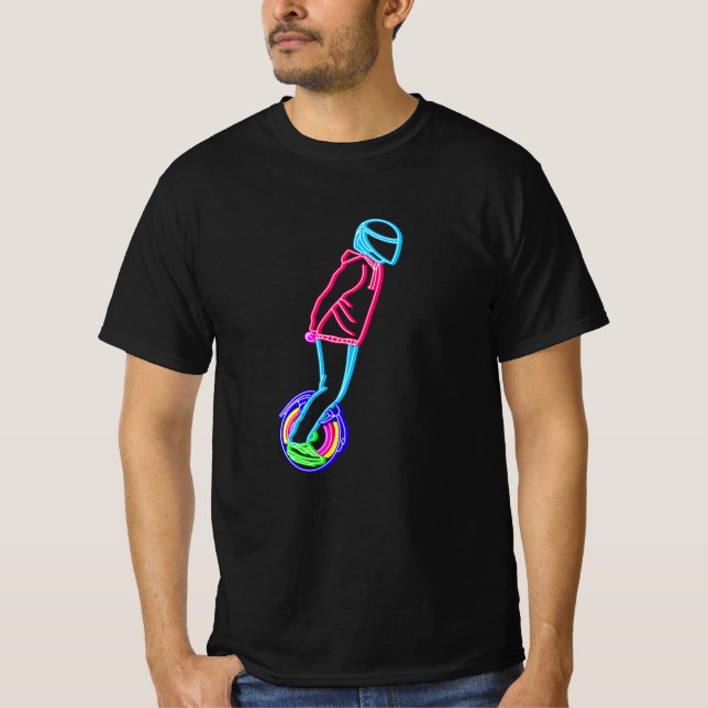 Neon EUC Elektrische Einrad-Full Tilt T-Shirt (Vorderseite)