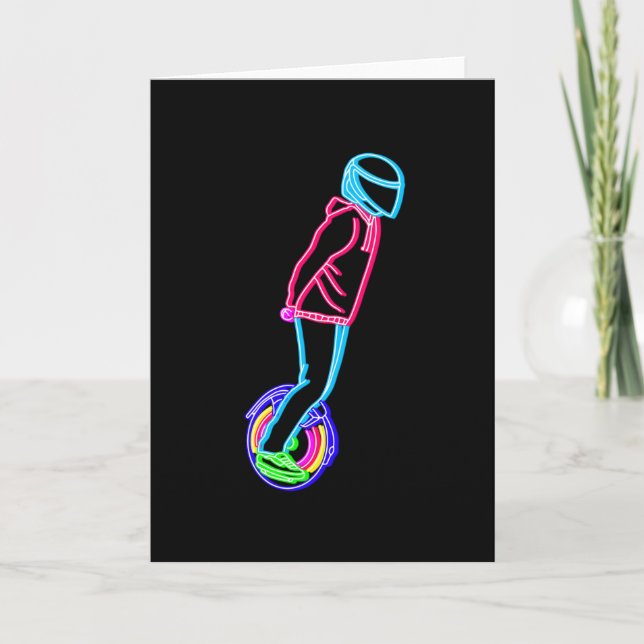 Neon EUC Elektrische Einrad Vollkippe Karte (Vorderseite)
