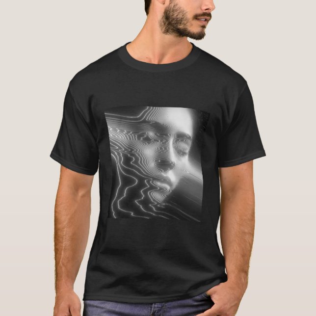 Neon Face Cosmos T-Shirt (Vorderseite)