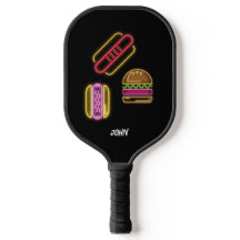Neon Fast Food Monogram Name Vibrann