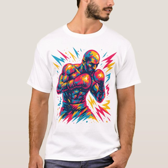 Neon Fighter T-Shirt (Vorderseite)