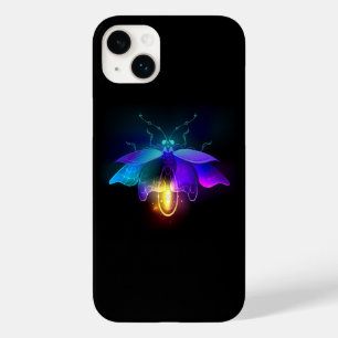 Neon Firefly auf schwarz Case-Mate iPhone 14 Plus Hülle