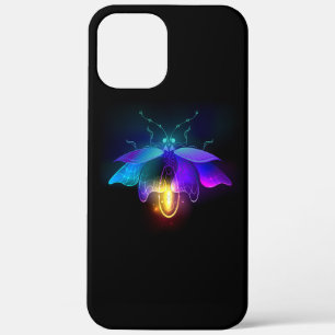 Neon Firefly auf schwarz Case-Mate iPhone Hülle