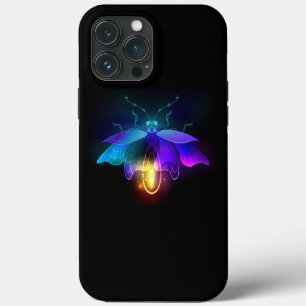 Neon Firefly auf schwarz Case-Mate iPhone Hülle
