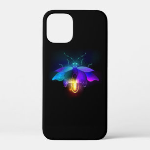 Neon Firefly auf schwarz Case-Mate iPhone Hülle