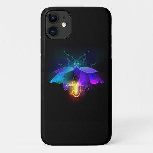 Neon Firefly auf schwarz Case-Mate iPhone Hülle