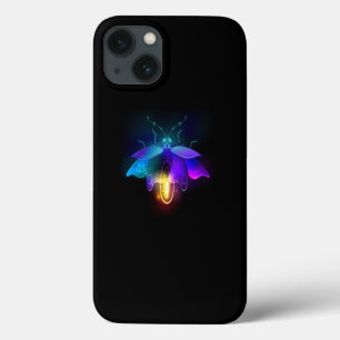 Neon Firefly auf schwarz Case-Mate iPhone Hülle