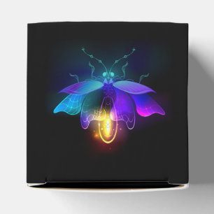 Neon Firefly auf schwarz Geschenkschachtel