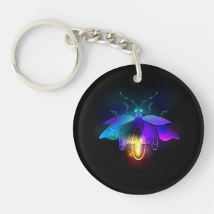 Neon Firefly sur noir