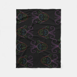 Neon Fish Fleecedecke