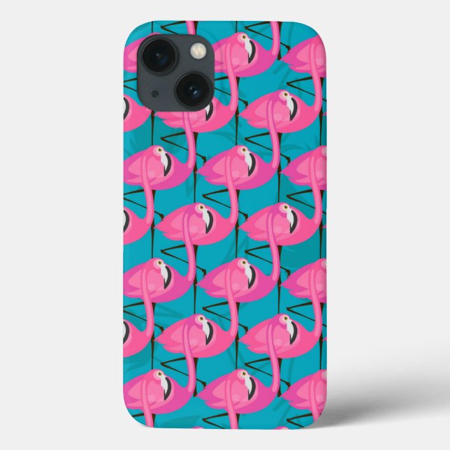 Neon Flamingos Case-Mate iPhone Hülle (Rückseite)