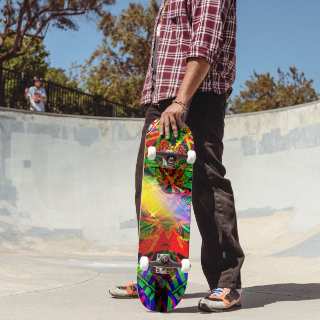 Neon Flash Graffiti Skateboard (Außenbereich 2)