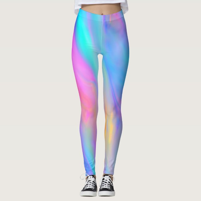 Neon Flow Leggings (Vorderseite)