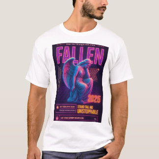 Neon Flügel: Die Wiedergeburt der Stärke T-Shirt