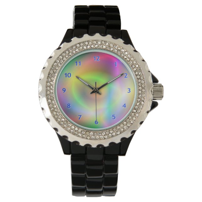 Neon Fun Armbanduhr (Vorderseite)