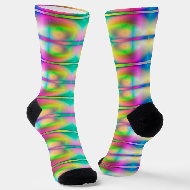 Neon Fun Socken (Gewinkelt)