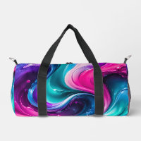 Neon-Galaxie-Wirbel-Tasche
