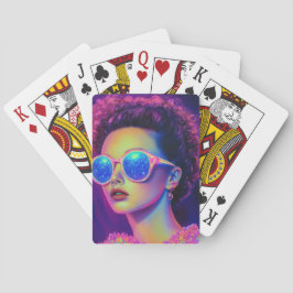 Neon Galaxy Glamour Spielkarten