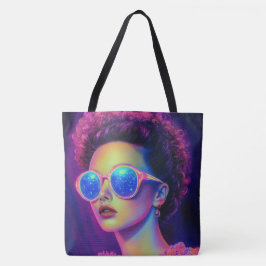 Neon Galaxy Glamour Tasche