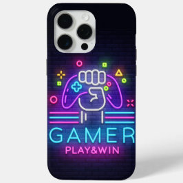 Neon Gamers Spiel und Gewinn Case-Mate iPhone Hülle