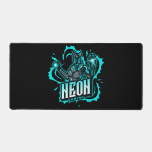 Neon Gaming Schreibtischunterlage