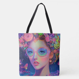 Neon Garden Goddess Tasche