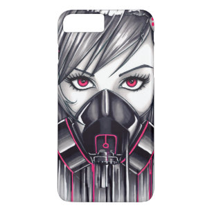 Neon Gas Mask Girl Case-Mate iPhone Hülle