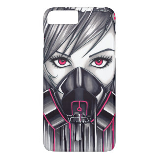 Neon Gas Mask Girl Case-Mate iPhone Hülle
