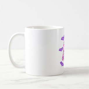Neon-Geister-Schild Gruselige Halloween-Nacht-Kuns Kaffeetasse