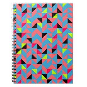 Neon Geometry Notebook Notizblock