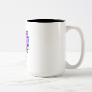 Neon Geschwindigkeit Zweifarbige Tasse