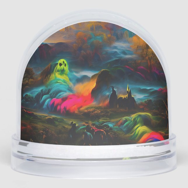 Neon Ghosts dans un paysage d'Imaginaire hanté (Avant)
