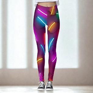 Neon-Glanz Leggings