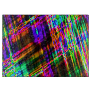 Neon Glass Cutting Board Schneidebrett