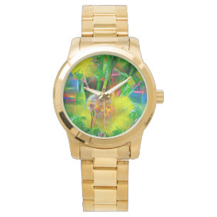 Neon Glow Dandela im Dream Garden Armbanduhr