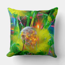 Neon Glow Dandela im Dream Garden Kissen