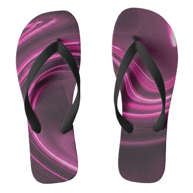 Neon Glow Flip Flops (Fußbett)