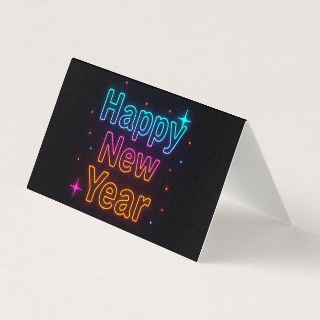 Neon-Glow-Gradient-Typografie Party-Stimmung Cool (Rückseite)