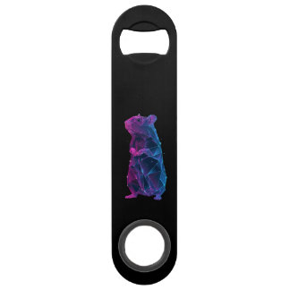 Neon-Glow-Hamster-Sci-Fi Speed Flaschenöffner