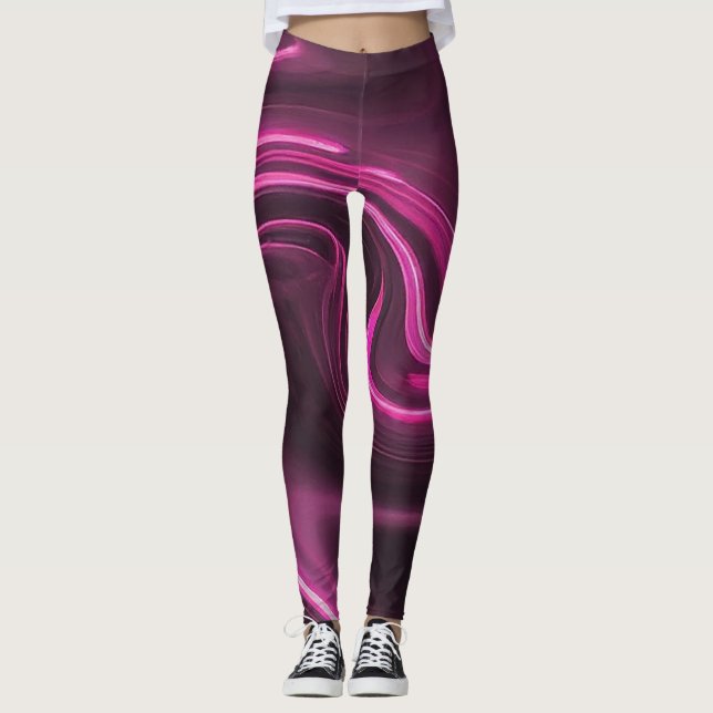 Neon Glow Leggings (Vorderseite)