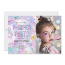 Neon Glow Pamper Wellness-Center Party Geburtstags