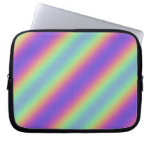 Neon Glow Rainbow Strip Electronics Bag