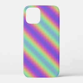 Neon Glow Rainbow Stripe iPhone / coque ipad