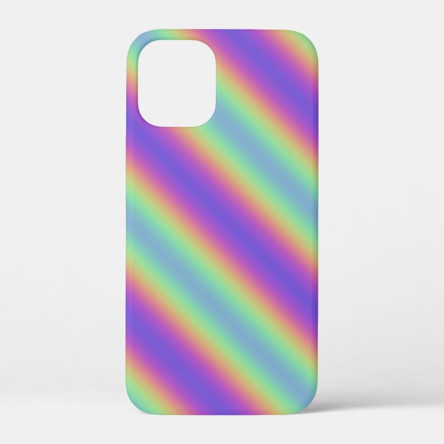 Neon Glow Rainbow Stripe iPhone / coque ipad (Verso)