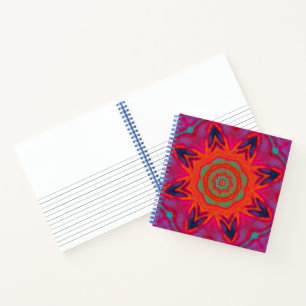 Neon Glow Spiral Notebook Notizbuch