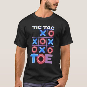 Neon Glow Tic Tac Toe T-Shirt