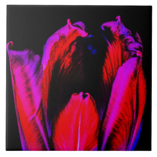 Neon Glow Tulip Fliese