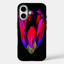 Neon Glow Tulip iPhone 16 Hülle